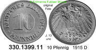 Deutschland Kaiserreich 10 Pfennig . . J.13 . . 330.1399.11 -