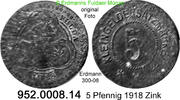 Deutschland Fulda Notgeld 5 Pfennig Erdmann 300-08 . 952.0008.14 -