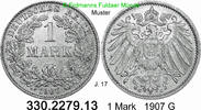 Deutschland Kaiserreich 1 Mark großer Adler J.17 . 330.2279.13 -