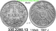 Deutschland Kaiserreich 1 Mark großer Adler J.17 . 330.2280.13 -