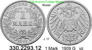 Deutschland Kaiserreich 1 Mark großer Adler J.17 . 330.2293.12 -