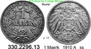 Deutschland Kaiserreich 1 Mark großer Adler J.17 . 330.2296.13 -