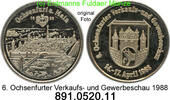 Ochsenfurt Bayern, Franken Medaille . 891.0520.11 -