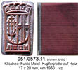 Fulda Auto FuldaMobil Medaille Klischee Erdmann 92-042 . FuldaMobil Klischee . 951.0573.11 -