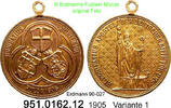 Medaille 1905 Fulda Bonifatiusjubiläum 1905 Variante 1 . 951.0162.12 vz siehe Foto