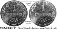 Fulda 1 Stein-Taler Erdmann 300-233 . 952.0233.11 -