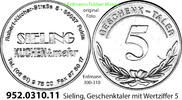 Fulda 5 DM / 5 Euro Erdmann 300-310 . 952.0310.11 -