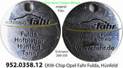 Fulda EKW Einkaufswagen Wertmarke Erdmann 300-358 . 952.0358.12 -