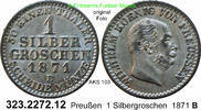 Brandenburg-Preußen 1 Silbergroschen AKS 103 . 323.2272.12 -