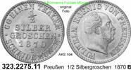 Brandenburg-Preußen 1/2 Silbergroschen AKS 104 . 323.2275.11 . -
