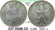 Germany BRD 5 DM Kursmünze Silber J.387 . 337.0066.23 -