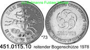 Korea South Südkorea 5000 Won . *73 KM23 Schützen-WM Bogenschütze . 451.0115.10 -