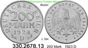 Deutschland 200 Mark . J.304 . 330.2678.13 -