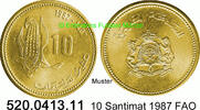 Marokko 10 Santimat *90 KMY84 FAO Maiskolben . 520.0413.11 -