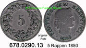 Schweiz 5 Rappen *24 KM26 . 678.0290.13 -