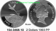 2 Dollars 1993 Bermuda *86 KM84 . 154.0468.10 PP