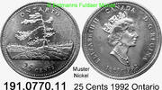 Kanada 25 Cents *214 KM223 Ontario 191.0770.11 -