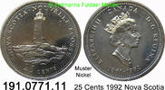 Kanada 25 Cents *215 KM231 Nova Scotia 191.0771.11 -