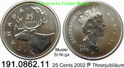 Kanada 25 Cents *442 KM448 Mzz P Thronjubiläum 191.0862.11 -