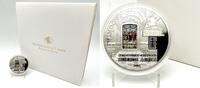 Cook Islands 10$ 2014 WINDOWS OF HEAVEN Metropolitan Cathedral BUENOS AIRES Silver Coin Proof