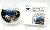 Cook Islands 10$ 2014 Marine Life Nano Sea Whale Turtle Fauna Silver Coin  199,99 EUR  Excl. 7,00 EUR Verzending