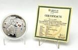 Niue 1$ Year of the RABBIT Chinese Calendar Color Proof Silver Coin -