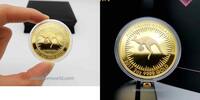 Australia 500$ Kangaroo Känguru ARGYLE PINK DIAMOND Edition 2 oz Gold Coin -