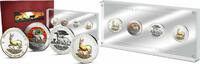 Africa 1000 Francs Silver Investment Coin Prestige Set Springbock -