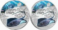 Tuvalu 1$ 2021 Deadly & Dangerous STINGRAY 1 oz Pure Silver Coin Proof 189,99 EUR159,99 EUR  Excl. 7,00 EUR Verzending