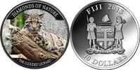 Fiji 10$ 2013 Wildlife Diamonds of Nature The Clouded Leopard Silver Coi... 89,99 EUR  Excl. 7,00 EUR Verzending