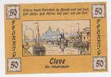 1921 Deutschland/ Cleve, 50Pf Schein EF