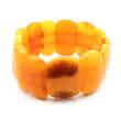 Flexibeles Bernstein Armband 6,5cm groß, Bernstein 3cm groß, Sehr gut, siehe Fotos und Video