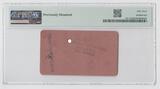 Deutschland - Polen Konzentrationslager Auschwitz 0,50 Reichsmark 1944 großer Prämienschein der Häftlingsgeldverwaltung, KZ, Rarität! fast kassenfrisch, PMG 53 about uncirculated