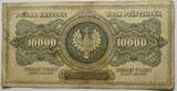 Polen 10.000 Marek 11.3.1922 stark gebraucht-gebraucht