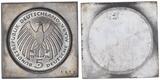 Deutschland 5 DM Probeprägung BRD außerordentlich seltene 5 DM Probe 1974 Grundgesetz in 2 Teilen CH UNC