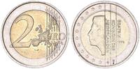 Niederlande 2 Euro Fehlprägung,Randschrift teilweise nicht ausgeprägt -