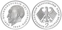 Deutschland 2 DM 2 DM J.406 Adenauer 1981 F besondere Erhaltung: Polierte Platte (PP, Proof) -