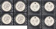 Deutschland 2 DM J.407 Heuss komplett 4 Münzen -
