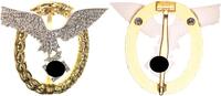 3. Reich Orden Gemeinsames Flugzeugführer- und Beobachterabzeichen, Gold mit Brillanten -