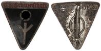 3. Reich Orden NS-Frauenschaft kleine Ansteckbrosche emailliert 23 mm 8 Form -