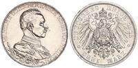 Deutsches Kaiserreich - Preußen 3 Mark Preussen - Wilhelm II. - 25 jähriges Regierungsjubiläum -
