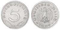 Deutschland / Alliierte Besetzung 5 Pfennig Probeprägung Eisen,Nickel plattiert,mattiert -