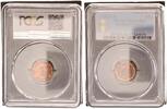 GERMANY Pfg Kaiserreich 1 Pfennig J.10 1912 A prägefrisch, Kupferpatina PCGS zertifiziert -