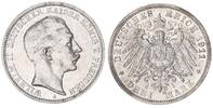 Deutsches Kaiserreich - Preußen 3 Mark Wilhelm II. -