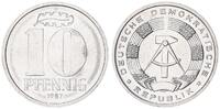 Deutschland / DDR 10 Pfennig 1987 A Stempelglanz - matt