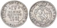 Hessen Kassel - Altdeutschland 1/4. Taler Fehlprägung: Überprägung Wertseite auf Wappenseite Friedrich II. 1760-1785 -