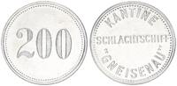Deutschland / Schlachtschiff Gneisenau ohne Schlachtschiff Gneisenau 200 Pfennig Aluminium für die Kantine UNC