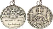 Medaille -Schützen Osterode im Harz Silbermedaille Schützen Osterode im Harz Osterode im Harz Schützenmedaille 1994 Freihand EF