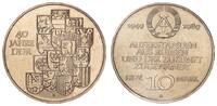 Deutschland / DDR 10 Mark 1989 40 Jahre DDR CH UNC