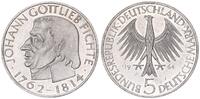 Deutschland 5 Mark BRD Johann Gottlieb Fichte -